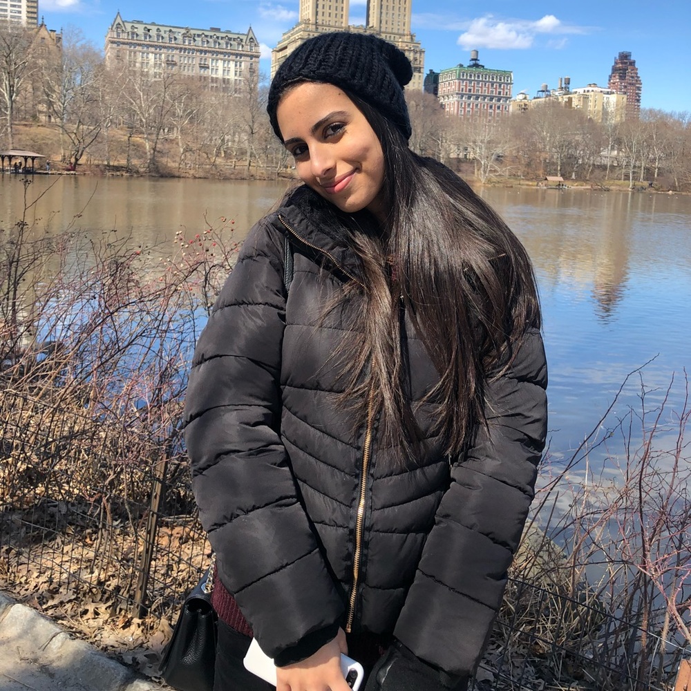 Zara Thick Black Puffer w Faux Fur Neck Lining